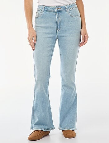 Jeans a vita alta taglio flare/bootcut - L32