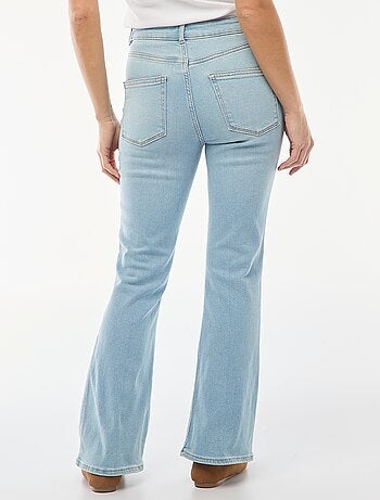 Jeans a vita alta taglio flare/bootcut - L32
