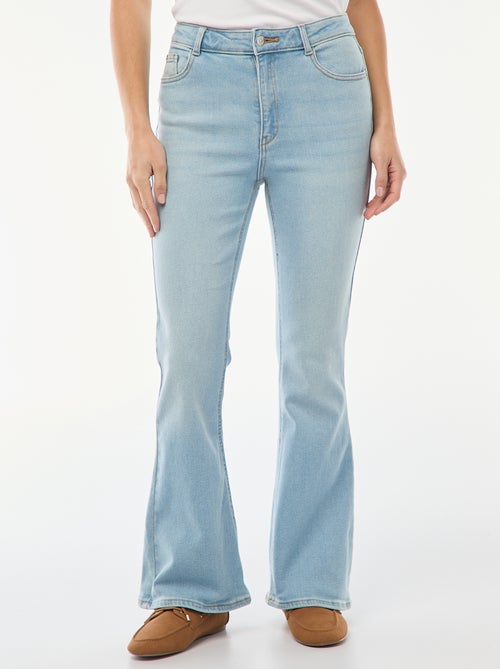 Jeans a vita alta taglio flare/bootcut - L32 - Kiabi