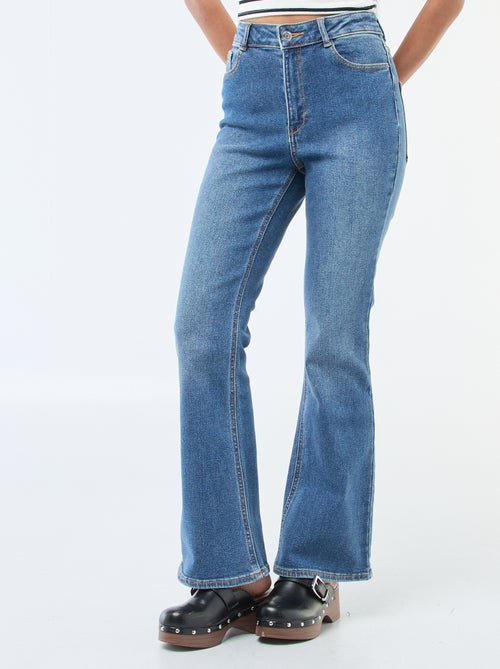 Jeans a vita alta taglio flare/bootcut - L32 - Kiabi
