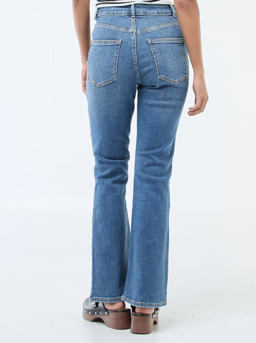 Jeans a vita alta taglio flare/bootcut - L32 - Kiabi