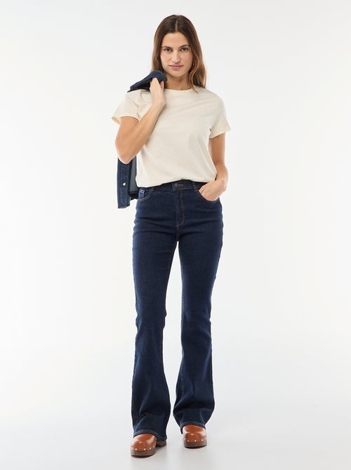 Jeans a vita alta taglio flare/bootcut - L32 - Kiabi