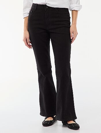 Jeans a vita alta taglio flare/bootcut - L32