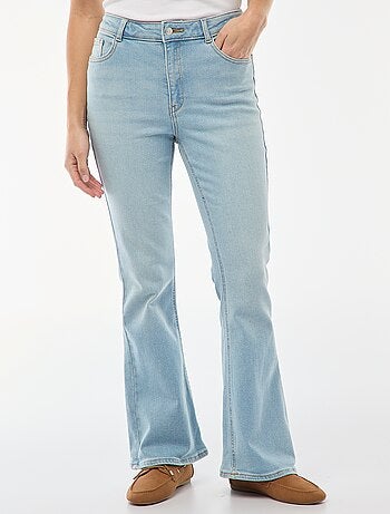 Jeans a vita alta taglio flare/bootcut - L34
