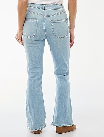 Jeans a vita alta taglio flare/bootcut - L34