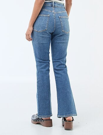 Jeans a vita alta taglio flare/bootcut - L34