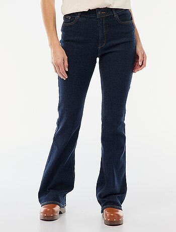 Jeans a vita alta taglio flare/bootcut - L34