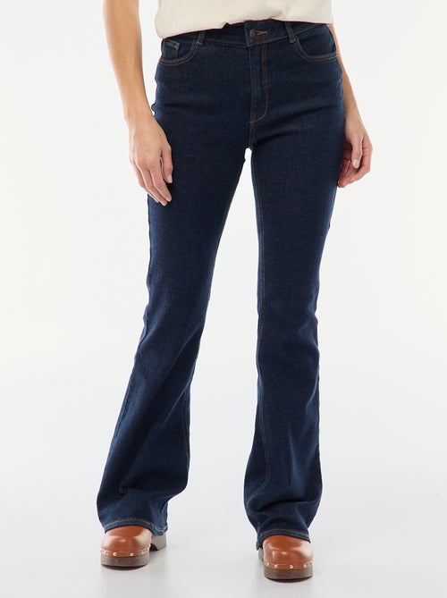 Jeans a vita alta taglio flare/bootcut - L34 - Kiabi