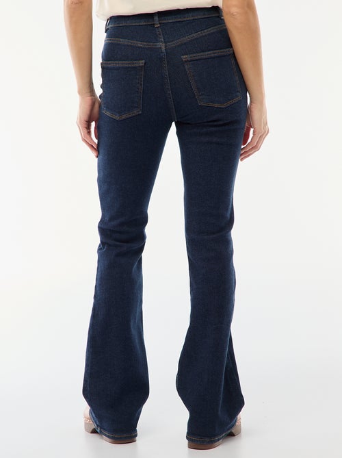 Jeans a vita alta taglio flare/bootcut - L34 - Kiabi