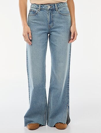Jeans a vita alta taglio flare/bootcut