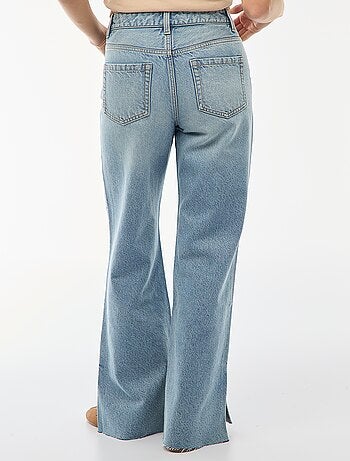 Jeans a vita alta taglio flare/bootcut