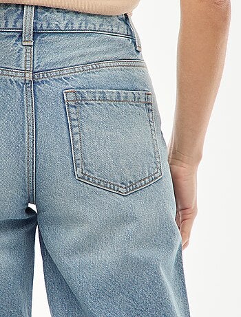 Jeans a vita alta taglio flare/bootcut