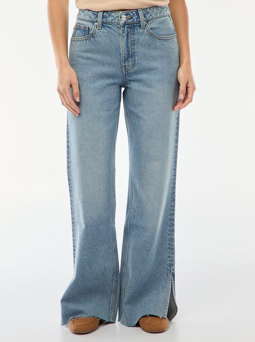 Jeans a vita alta taglio flare/bootcut - Kiabi