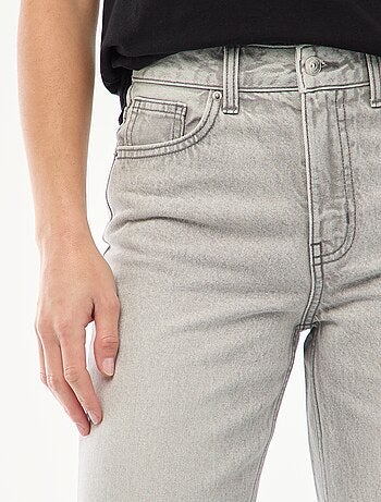 Jeans a vita alta taglio flare/bootcut