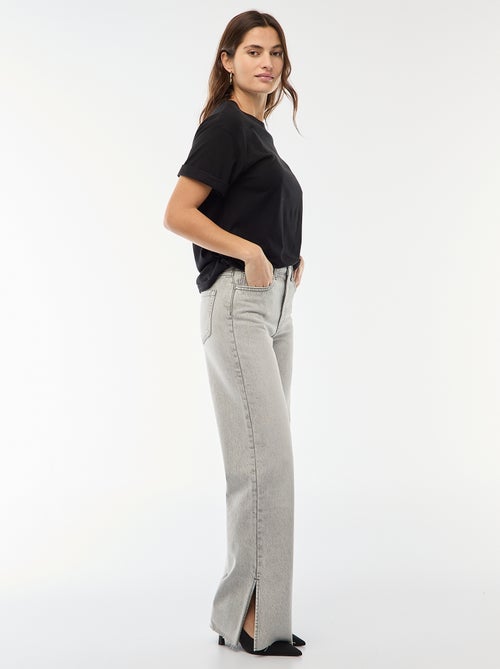 Jeans a vita alta taglio flare/bootcut - Kiabi