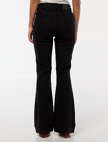 Jeans a vita alta taglio flare/bootcut