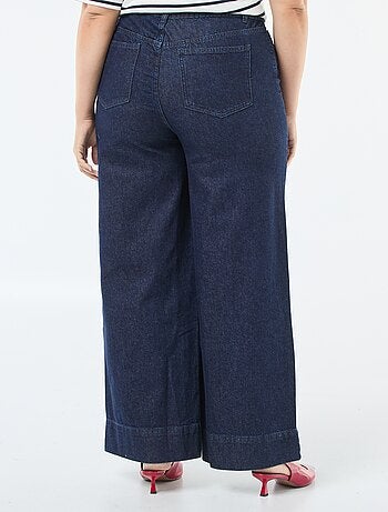 Jeans a vita alta wide leg