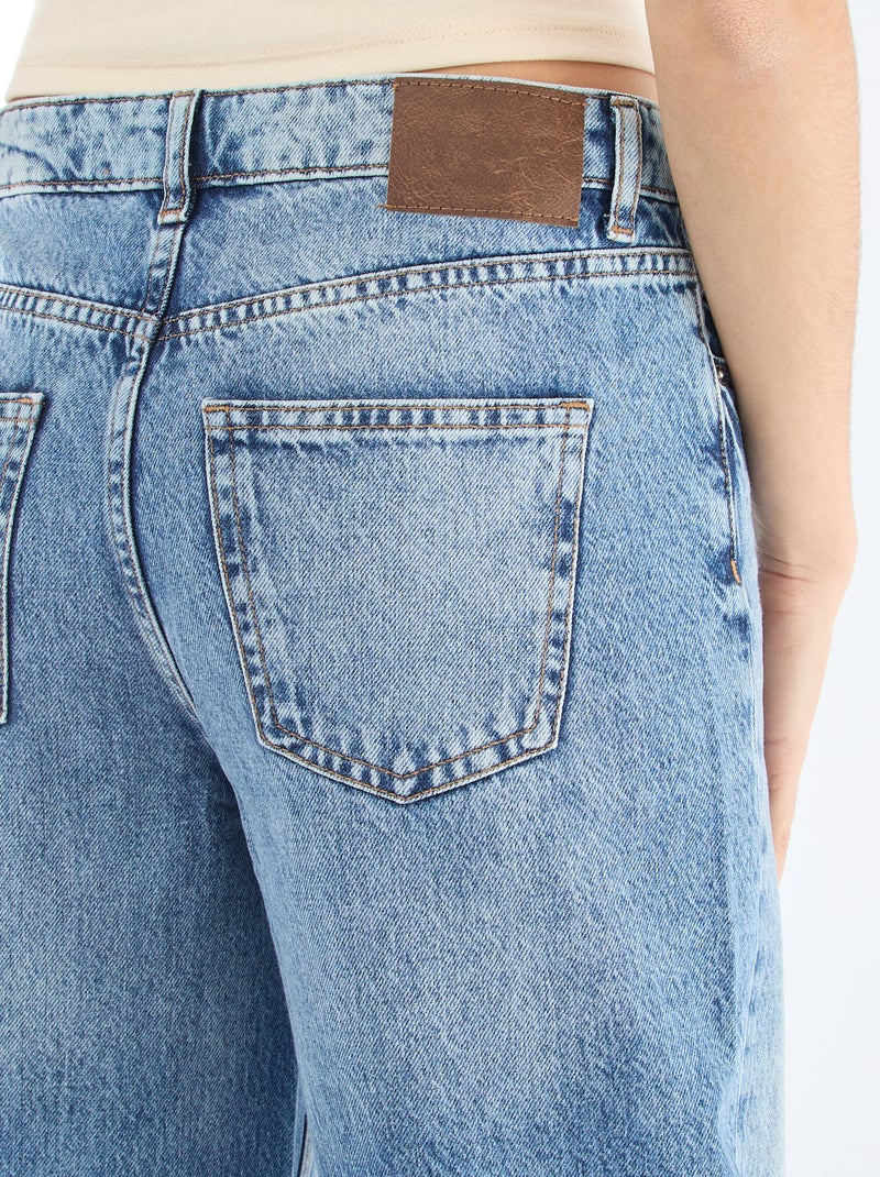 Jeans a vita bassa Blu - Kiabi