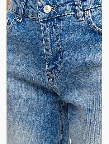 Jeans a vita media a gamba dritta dilvin