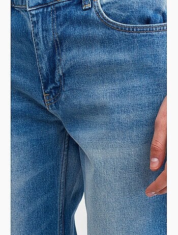 Jeans a vita media a gamba dritta dilvin