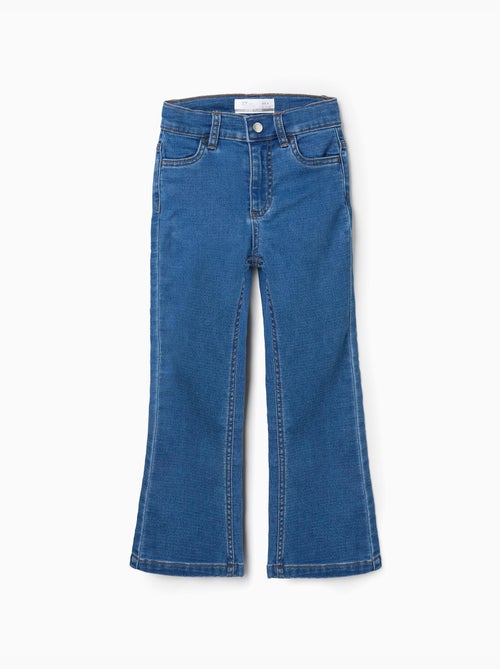 Jeans a zampa con cintura regolabile e tasche - Kiabi