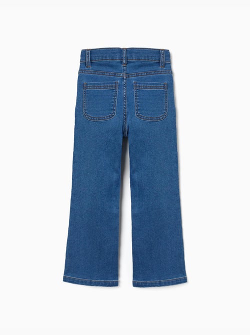 Jeans a zampa con cintura regolabile e tasche - Kiabi