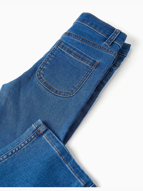 Jeans a zampa con cintura regolabile e tasche - Kiabi