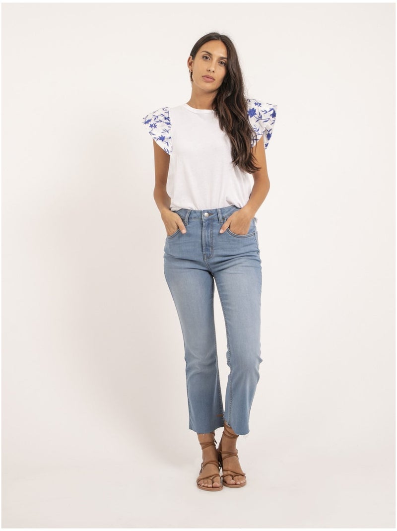 Jeans a zampa EUDORIA Blu - Kiabi