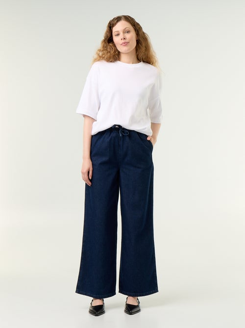 Jeans ampi con vita elasticizzata - Kiabi