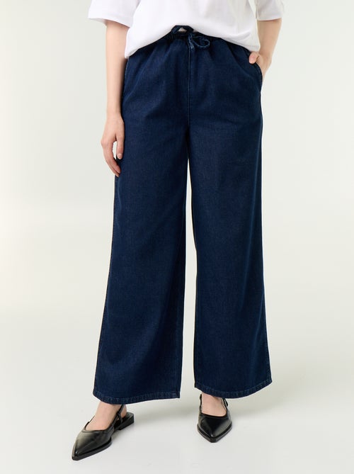 Jeans ampi con vita elasticizzata - Kiabi