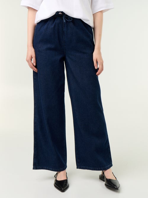 Jeans ampi con vita elasticizzata - Kiabi