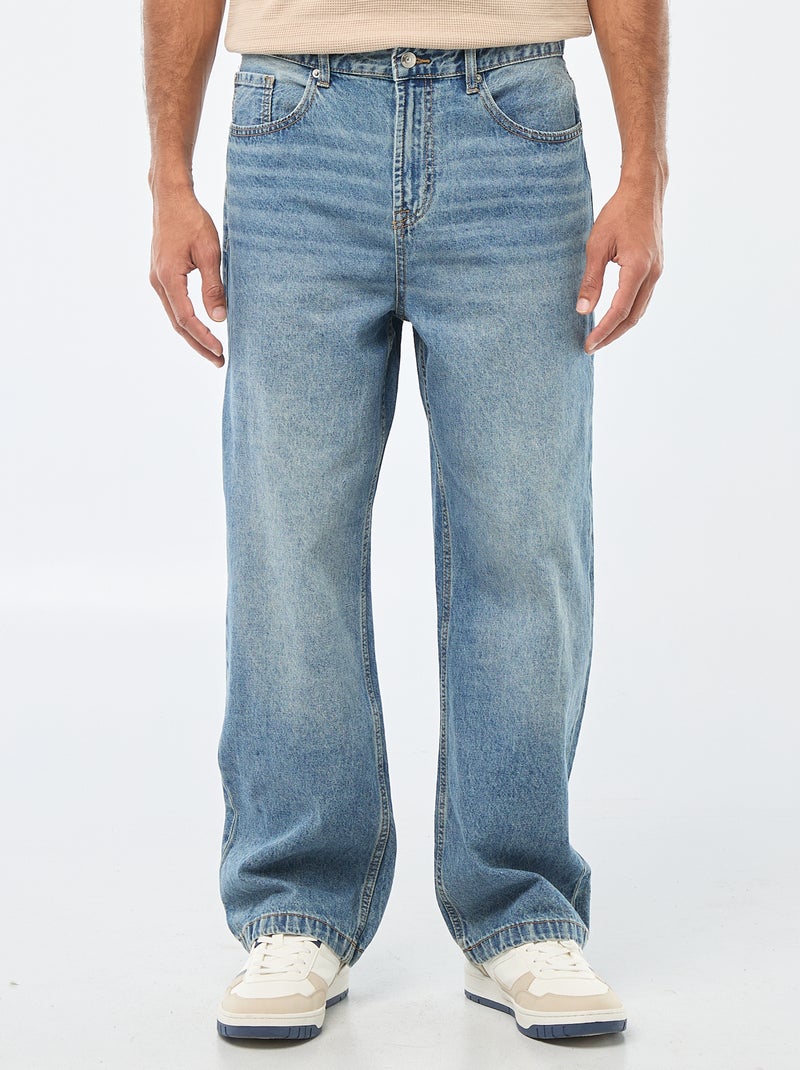 Jeans ampi / relaxed fit a 5 tasche Blu - Kiabi