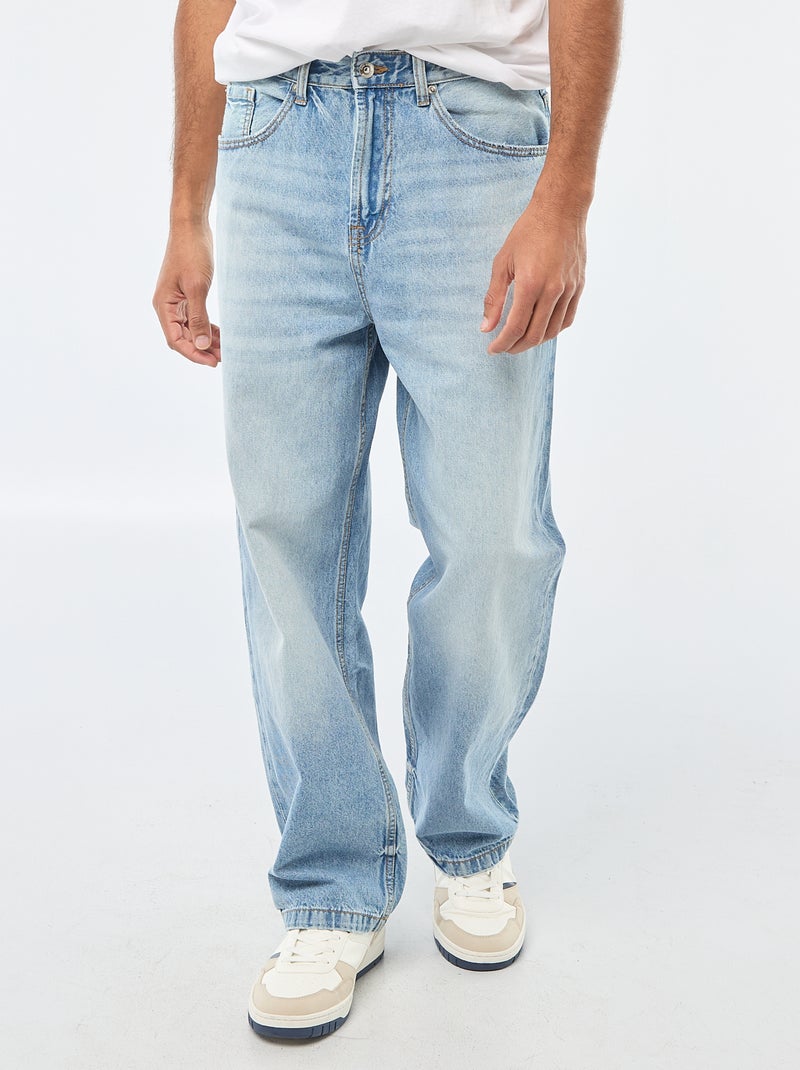Jeans ampi / relaxed fit a 5 tasche Blu - Kiabi
