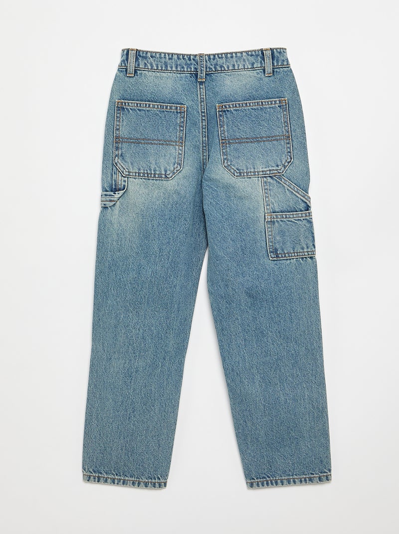 Jeans ampi stile carpenter Blu - Kiabi