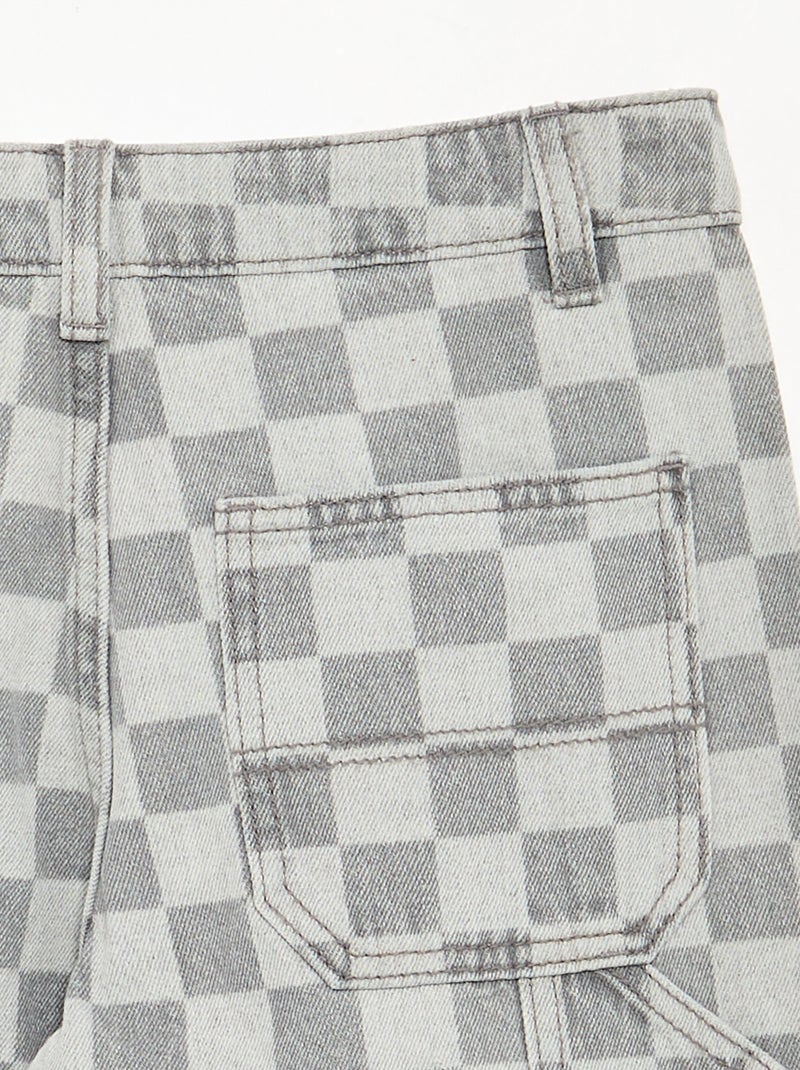 Jeans ampi stile carpenter Grigio - Kiabi
