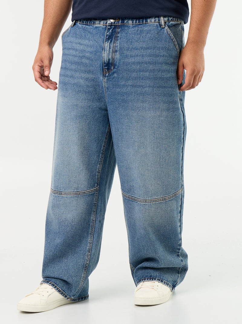 Jeans ampi taglio carpenter Blu - Kiabi