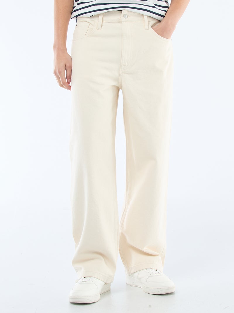 Jeans baggy Bianco - Kiabi