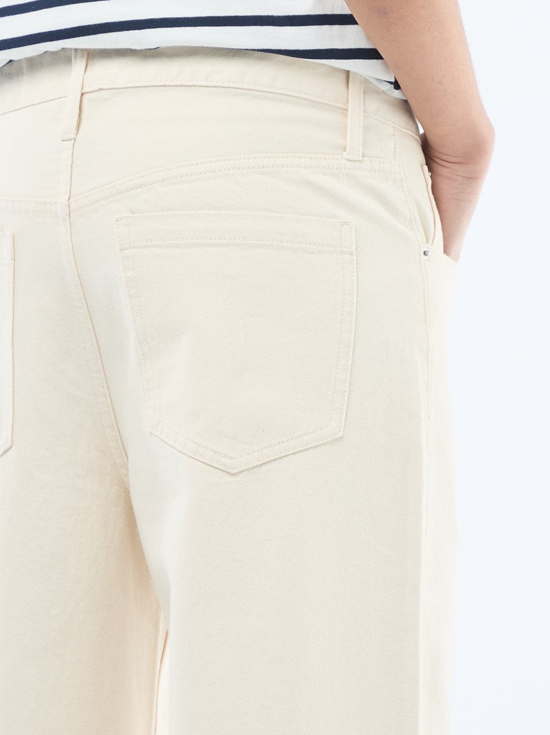 Jeans baggy Bianco - Kiabi