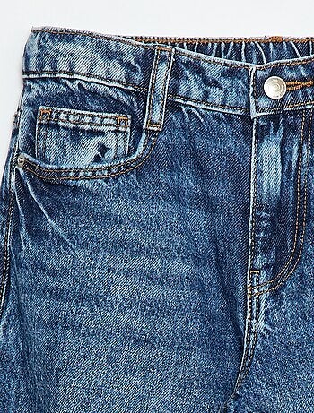 Jeans baggy tinta unita 5 tasche