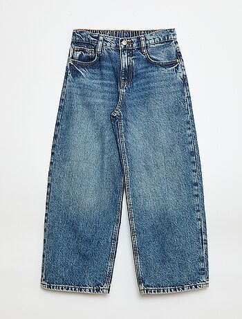 Jeans baggy tinta unita 5 tasche