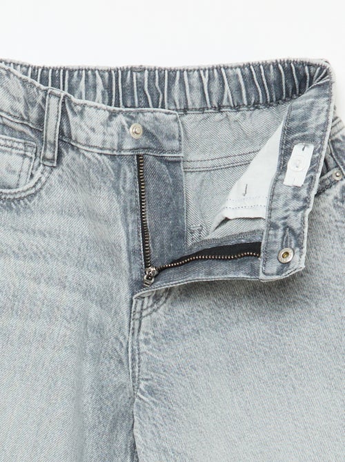 Jeans baggy tinta unita 5 tasche - Kiabi
