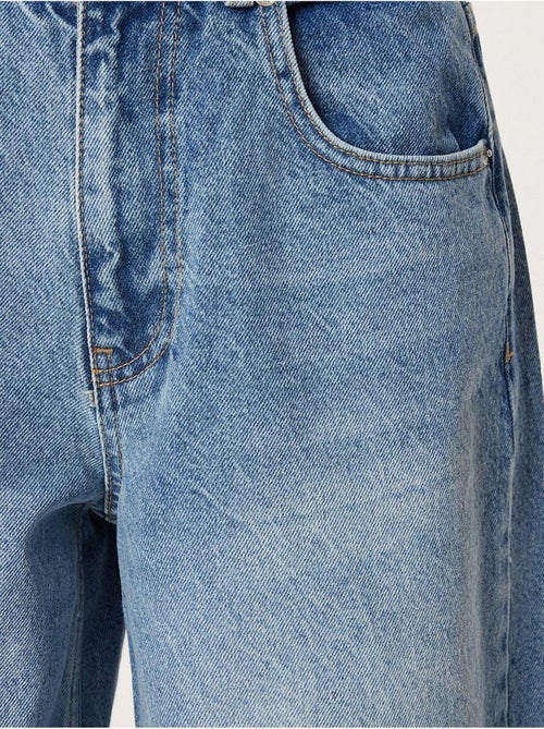 Jeans balloon fit a vita alta con risvolto boot cuff istanbul - Kiabi Jeans balloon fit a vita alta con risvolto boot cuff istanbul - Kiabi