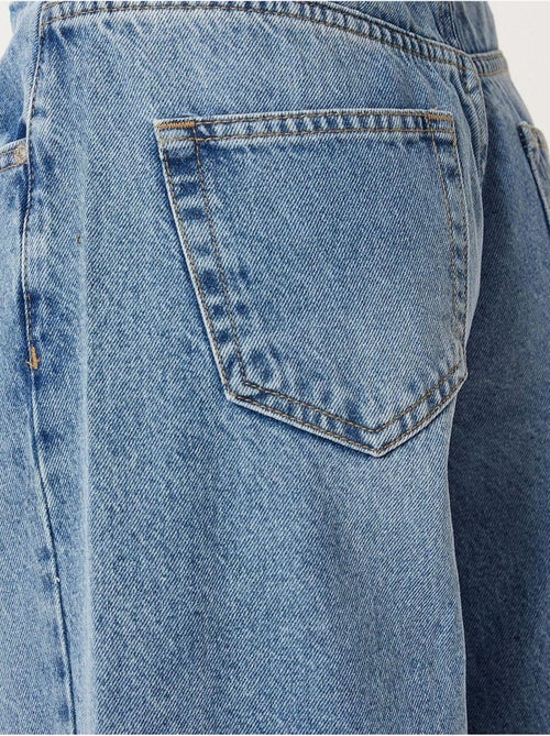 Jeans balloon fit a vita alta con risvolto boot cuff istanbul - Kiabi Jeans balloon fit a vita alta con risvolto boot cuff istanbul - Kiabi