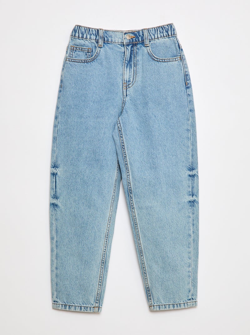 Jeans barrel - Blu - Kiabi