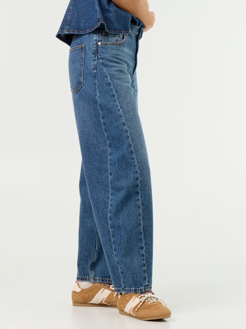Jeans barrel a vita alta - Kiabi