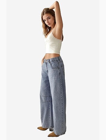 Jeans barrel a vita media hiccup