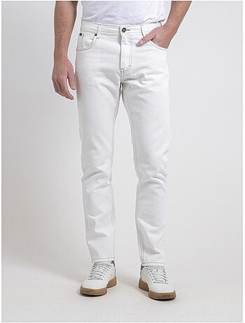 Jeans bianco taglio dritto SISKA
