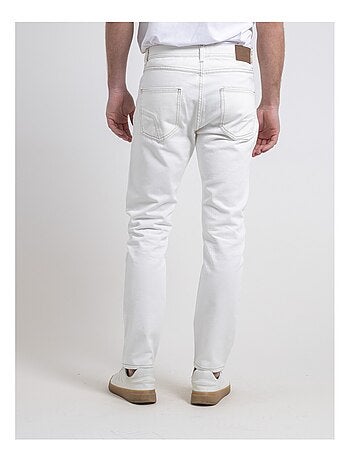 Jeans bianco taglio dritto SISKA