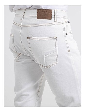 Jeans bianco taglio dritto SISKA