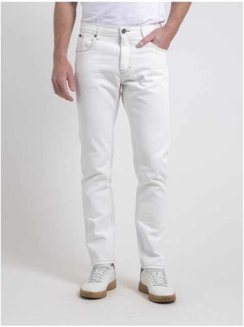 Jeans bianco taglio dritto SISKA - Kiabi